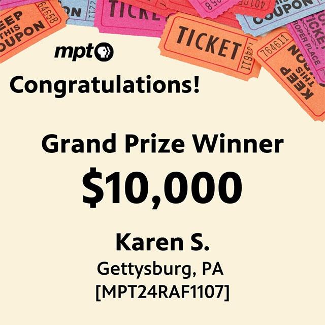 2024 Raffle Grand Prize Winner
